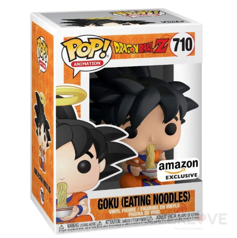 Funko Pop!: Dragonball-Z - Goku Eating Noodles, Amazon Exclusive