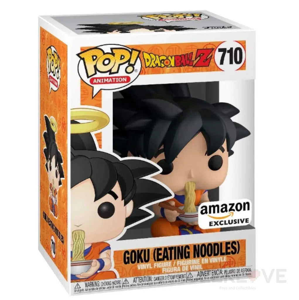 Funko Pop!: Dragonball-Z - Goku Eating Noodles, Amazon Exclusive - GeekLoveph