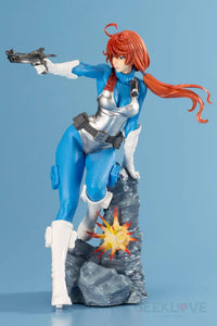G.I. Joe A Real American Hero Scarlett Bishoujo Statue- Sky Blue - GeekLoveph