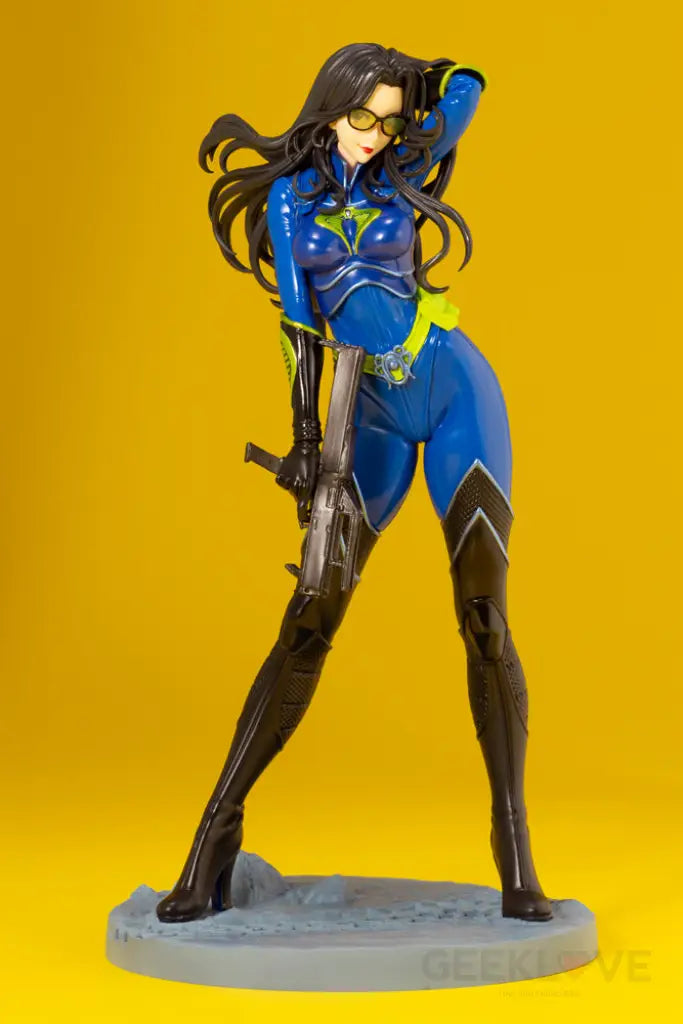 G.I. Joe: Baroness Bishoujo Statue - 25th Anniversary Blue Color - GeekLoveph