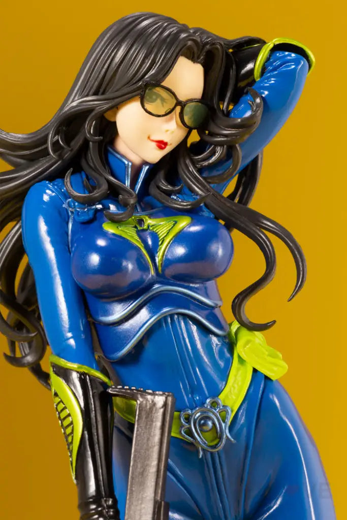 G.I. Joe: Baroness Bishoujo Statue - 25th Anniversary Blue Color