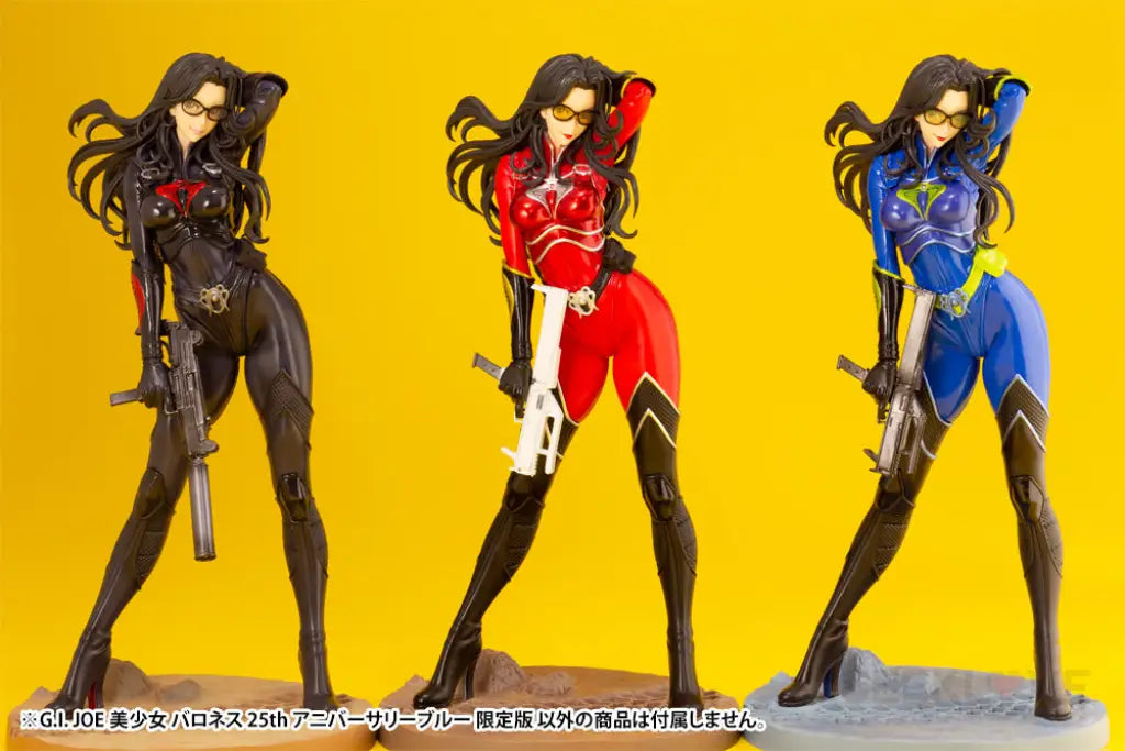 G.I. Joe: Baroness Bishoujo Statue - 25th Anniversary Blue Color - GeekLoveph