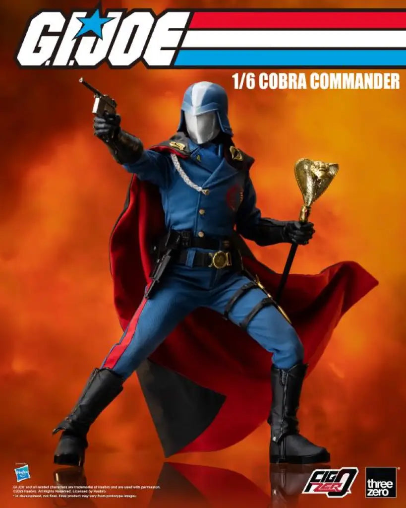 G.i. Joe Figzero Cobra Commander 1/6 Scale Action Figure