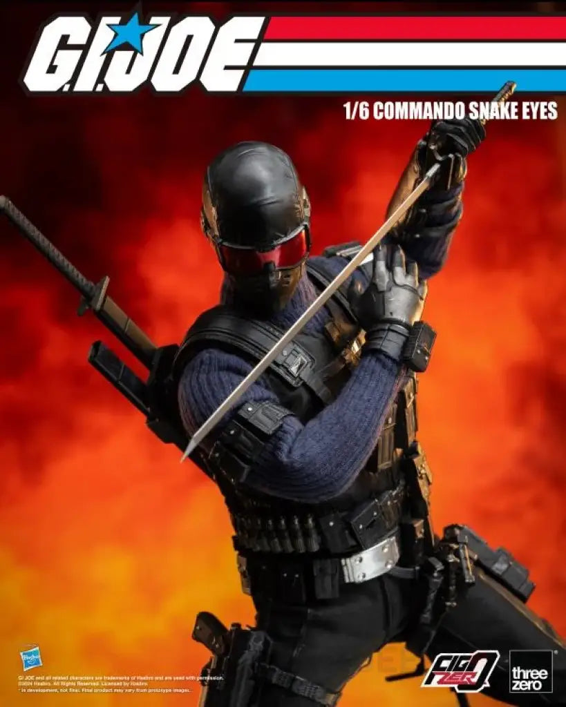 G.i. Joe Figzero Commando Snake Eyes 1/6 Figzero