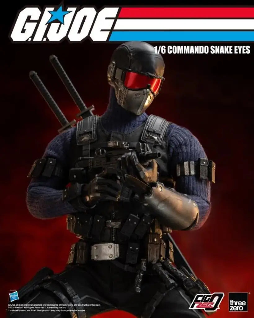 G.i. Joe Figzero Commando Snake Eyes 1/6 Figzero