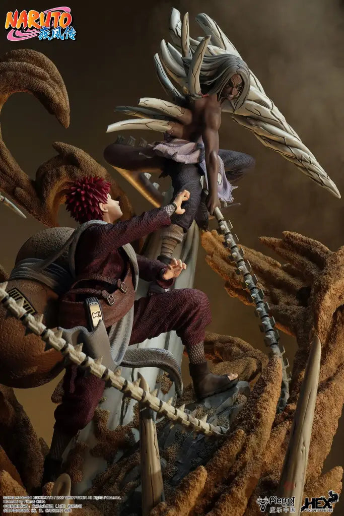 Gaara Vs Kimimaro 1/6 Scale Statue Figure