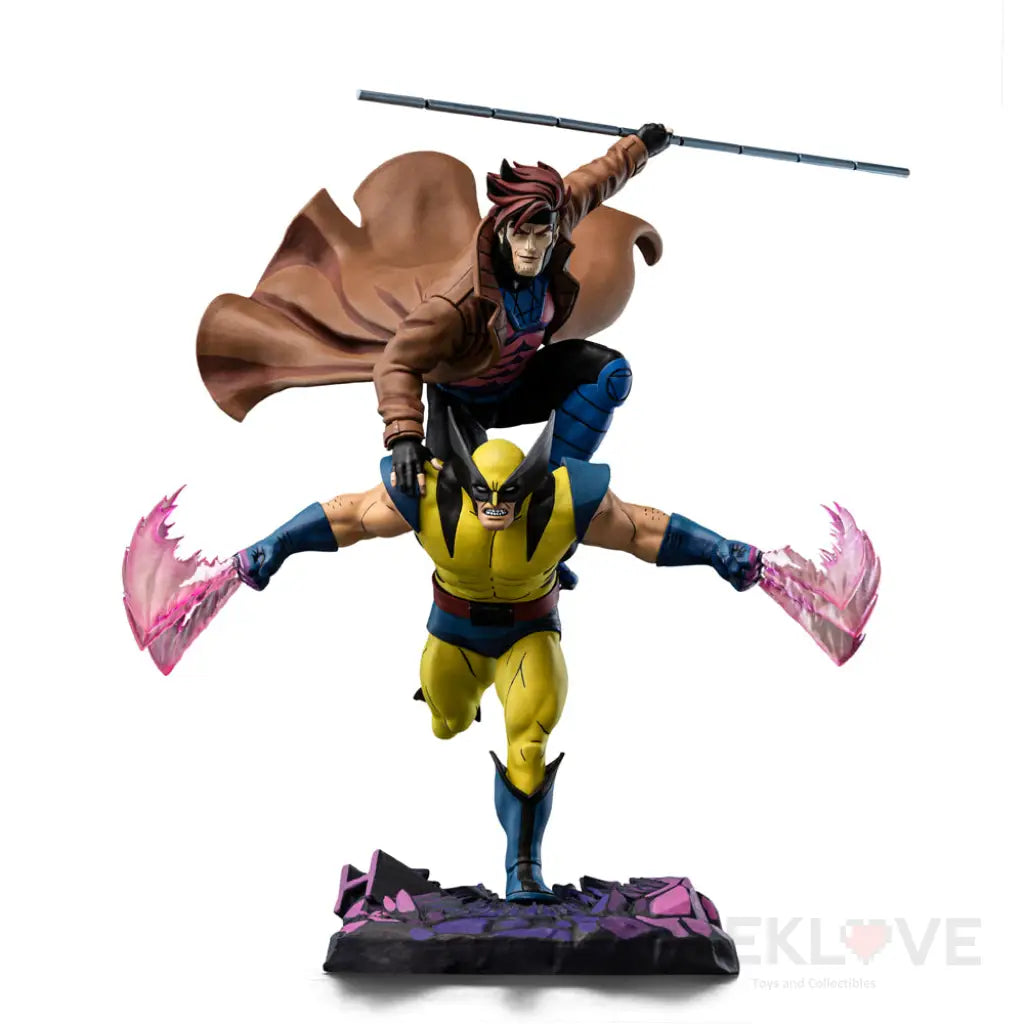 Gambit & Wolverine X-Men 97 Deluxe Art Scale 1/10 Figure