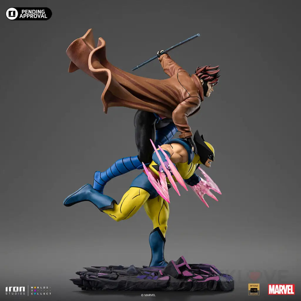 Gambit & Wolverine X-Men 97 Deluxe Art Scale 1/10 Figure