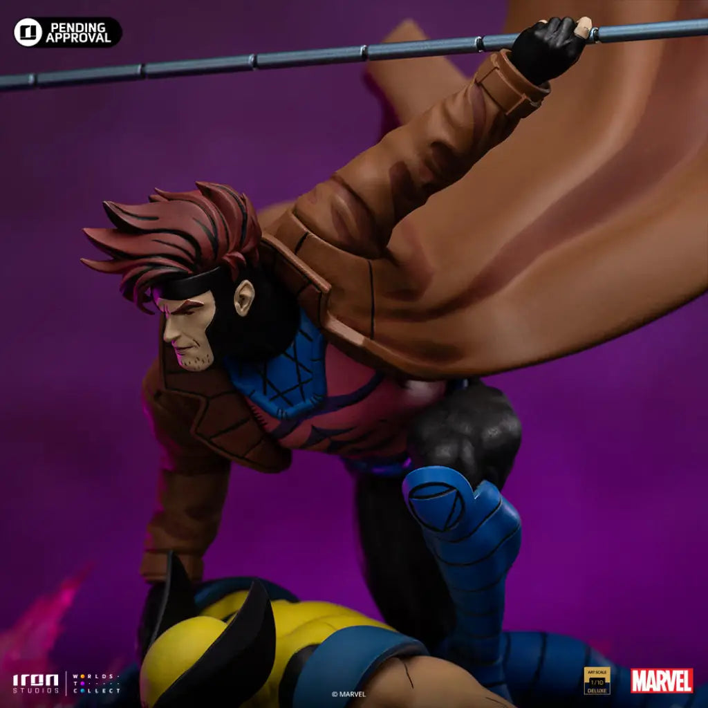 Gambit & Wolverine X-Men 97 Deluxe Art Scale 1/10 Figure