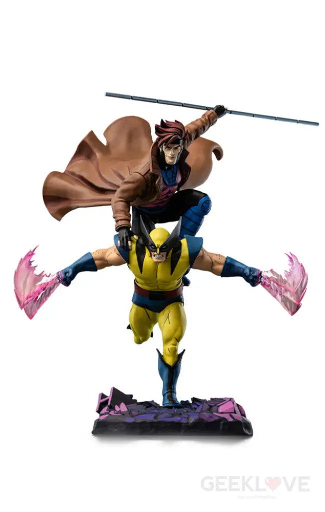 Gambit & Wolverine X-Men 97 Deluxe Art Scale 1/10 Figure