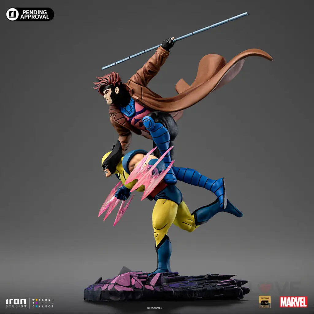 Gambit & Wolverine X-Men 97 Deluxe Art Scale 1/10 Figure