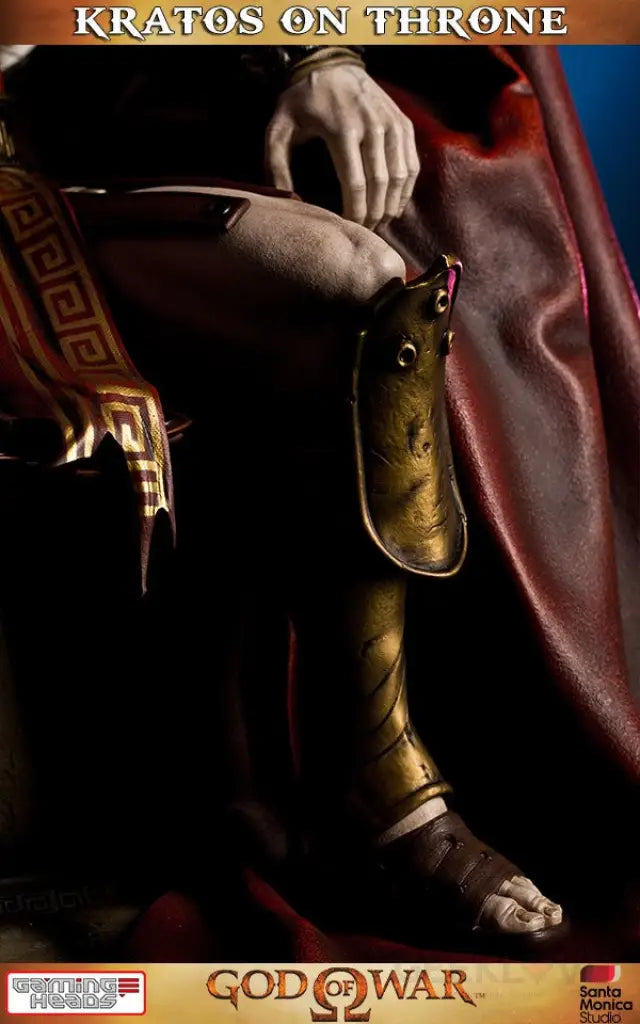 Gaming Heads - God of War: Kratos on Throne Statue - GeekLoveph