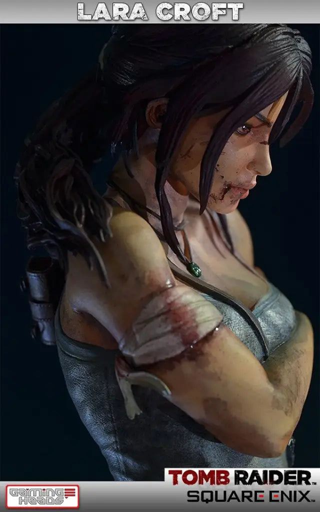 Gaming Heads - Tomb Raider: Lara Croft Survivor Statue - GeekLoveph