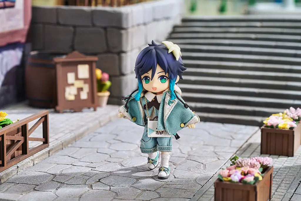 Genshin Impact Nendoroid Doll Outfit Set Venti Blue Ballad Ver.