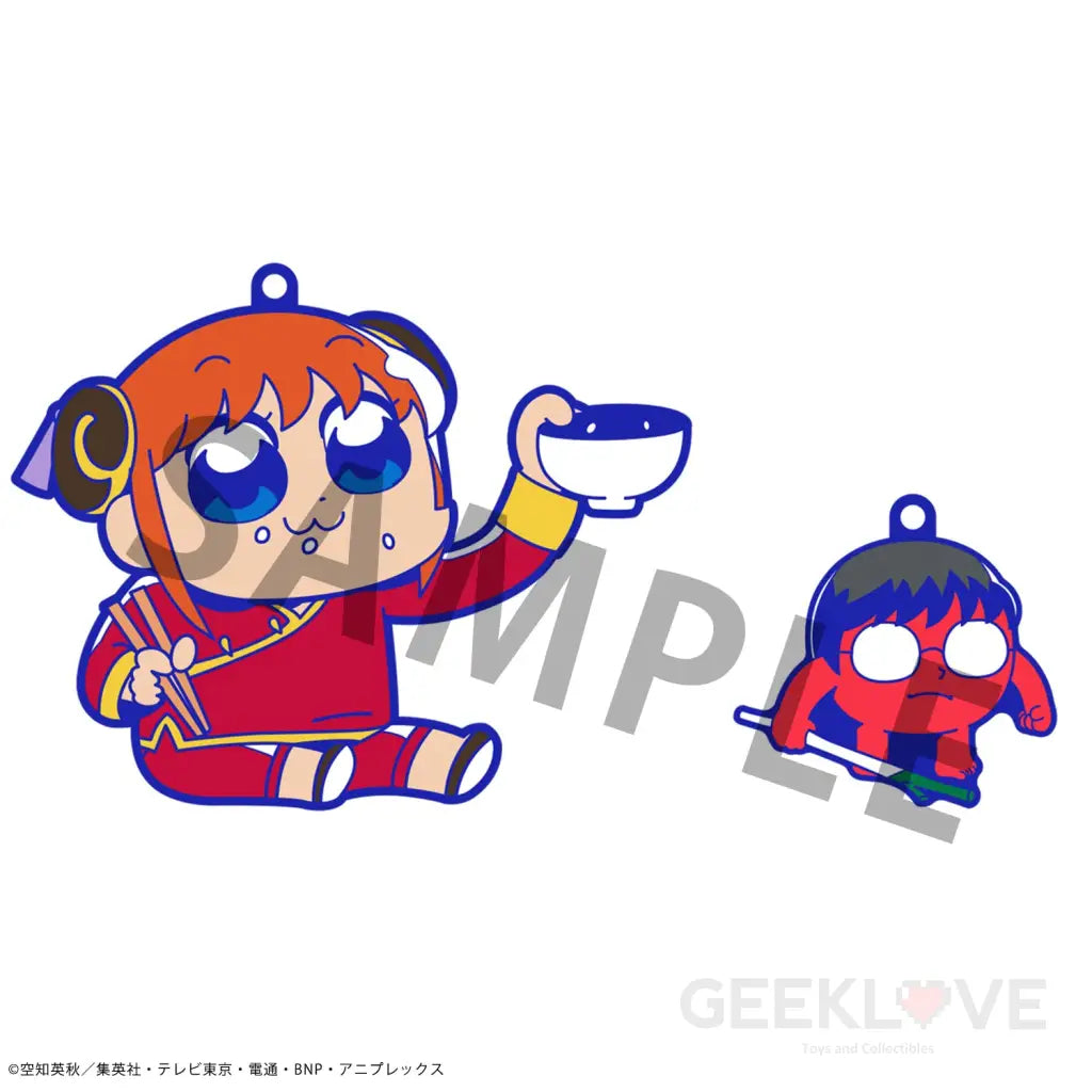 Gintama X Okawabukubu Oshanti Rubber Mascot (Repeat) (Box Of 8)