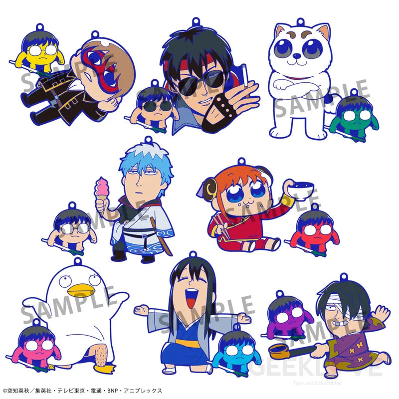 Gintama x Okawabukubu Gintama Oshanti Rubber Mascot (Repeat) (box of 8)