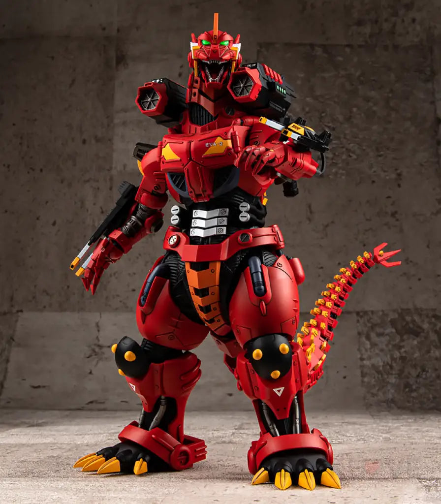 Godzilla vs. Evangelion Mechagodzilla (Type-3 Kiryu EVA Unit-02 Color Ver.) - GeekLoveph