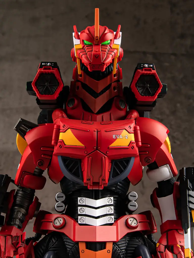 Godzilla vs. Evangelion Mechagodzilla (Type-3 Kiryu EVA Unit-02 Color Ver.) - GeekLoveph