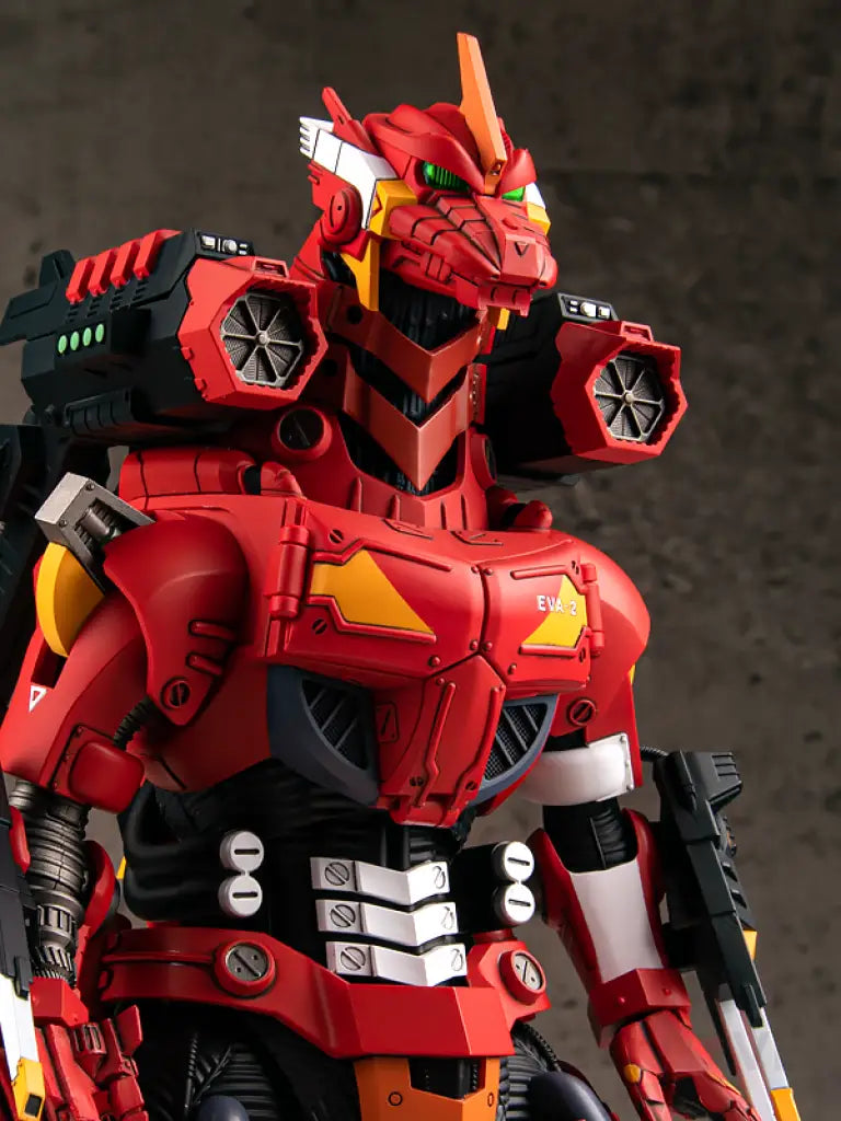Godzilla vs. Evangelion Mechagodzilla (Type-3 Kiryu EVA Unit-02 Color Ver.) - GeekLoveph