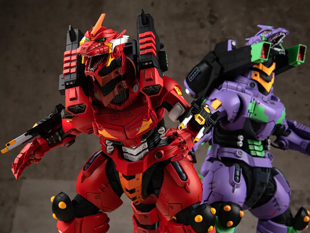 Godzilla vs. Evangelion Mechagodzilla (Type-3 Kiryu EVA Unit-02 Color Ver.) - GeekLoveph