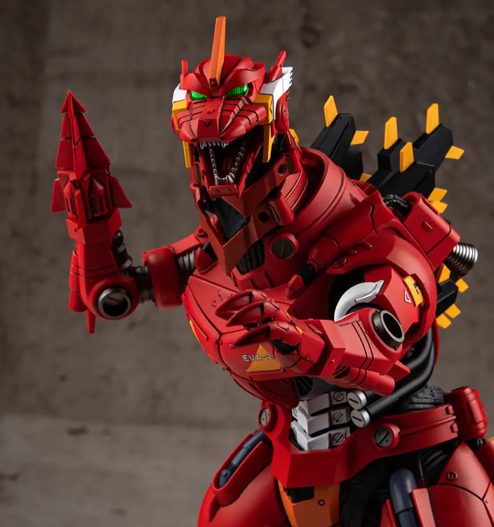 Godzilla vs. Evangelion Mechagodzilla (Type-3 Kiryu EVA Unit-02 Color Ver.) - GeekLoveph