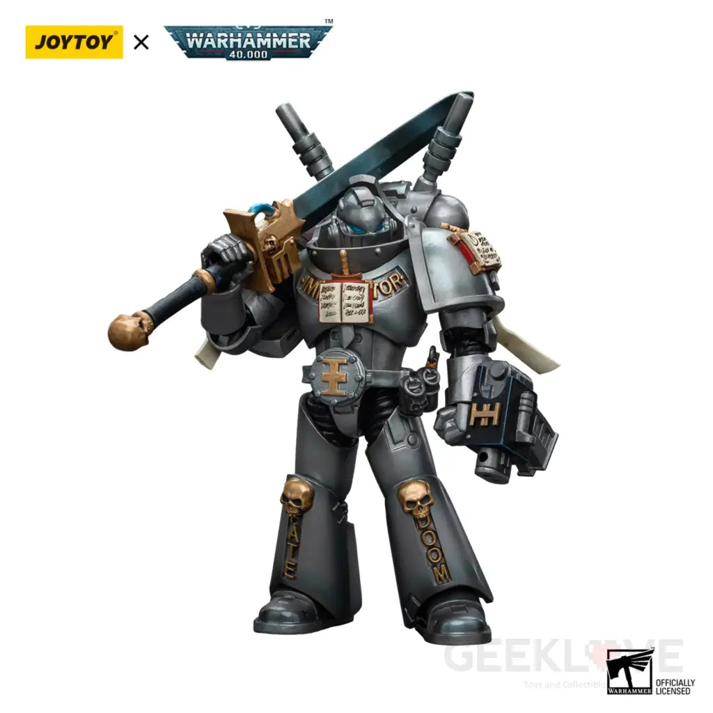 Grey Knights Interceptor Squad With Storm Bolter And Nemesis Force Sword Action Figure