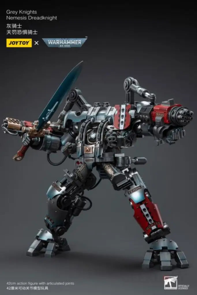 Grey Knights Nemesis Dreadknight with Terminator Caddon Vibova