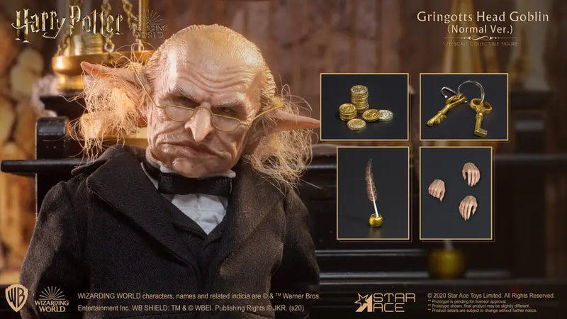 Gringotts Head Goblin 1/6 Scale Figure (Normal version)