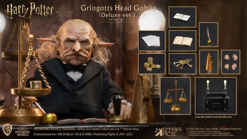Gringotts Head Goblin 1/6 Scale Figure (DX version)