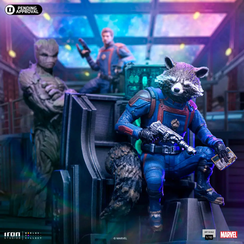 Guardians Of The Galaxy 3 - Rocket Raccoon 1/10 Art Scale Statue Figure