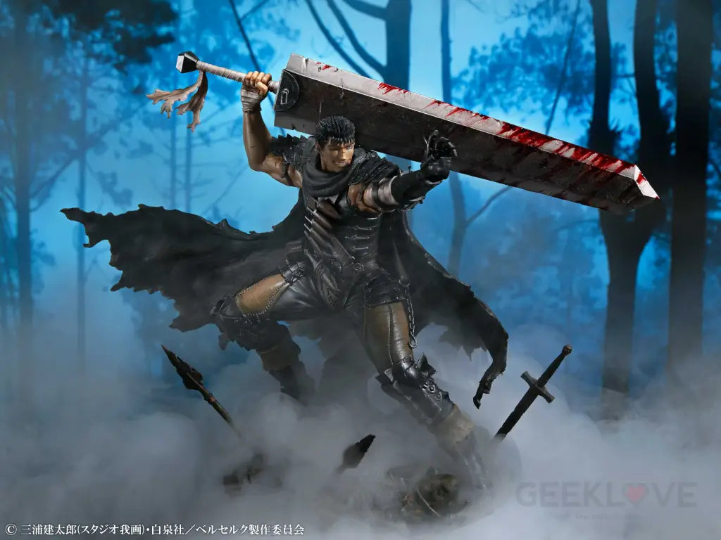 Guts Black Swordsman Ver. With Bonus Part. Scale Figure