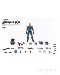 Hardcore Coldplay Blue Falcon 1/18 Scale Figure - GeekLoveph