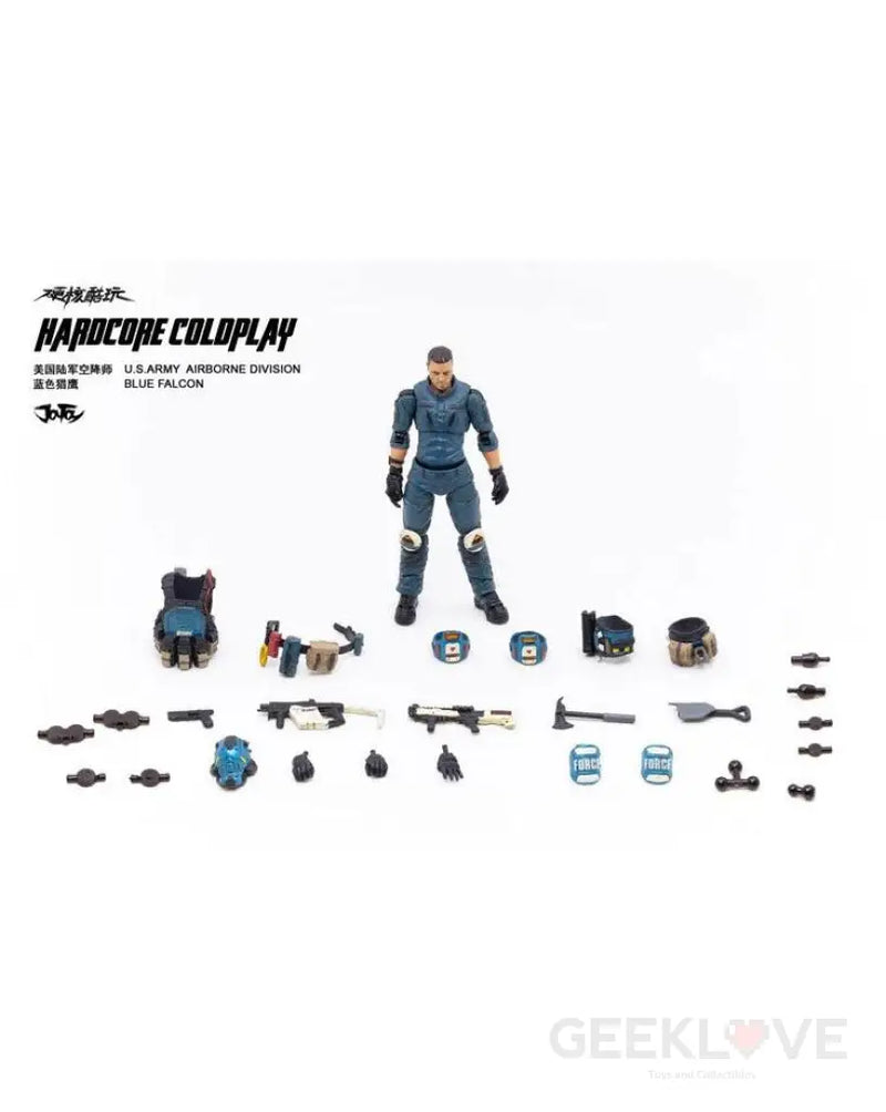 Hardcore Coldplay Blue Falcon 1/18 Scale Figure