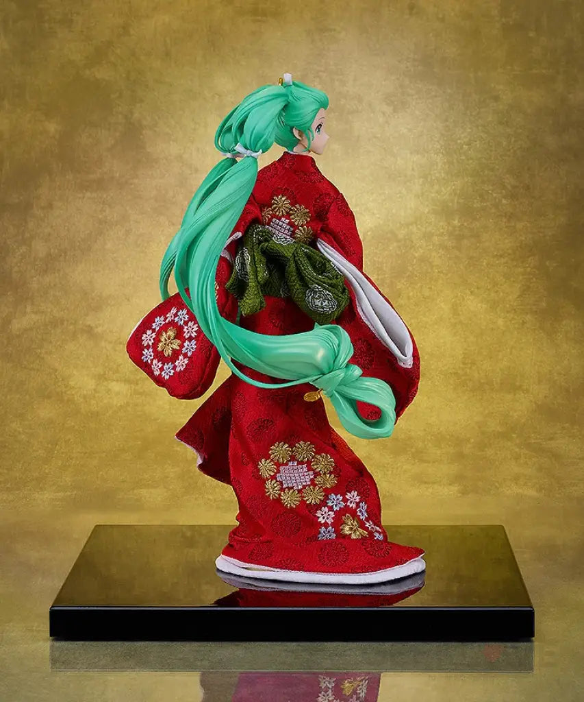 Hatsune Miku Beauty Looking Back Ver. Kyugetsu Collaboration Japanese Doll Scale Figure