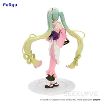 Hatsune Miku Exceed Creative Figure Matcha Green Tea Parfait Cherry Blossom Ver. Prize