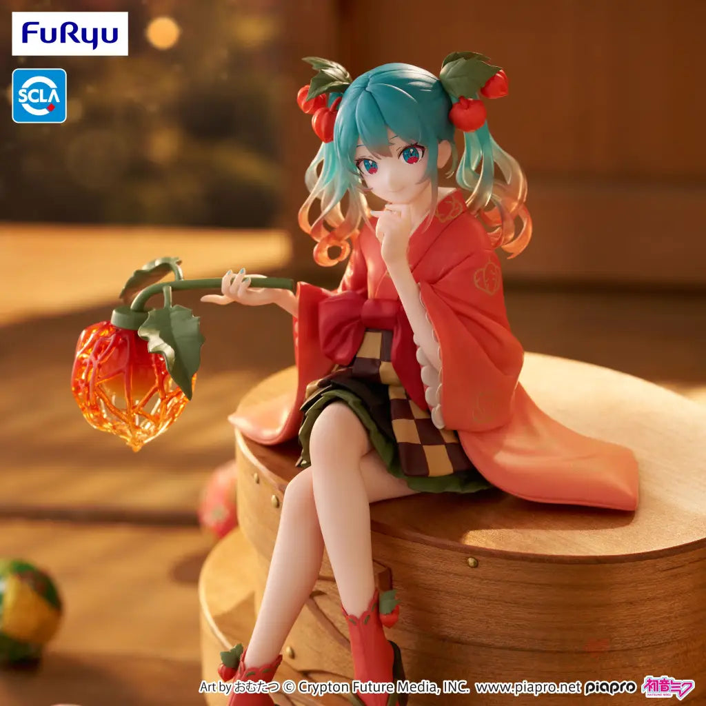 Hatsune Miku Noodle Stopper Figure Flower Fairy Winter Cherry Prize Figure