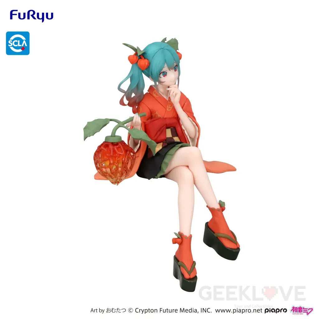 Hatsune Miku Noodle Stopper Figure Flower Fairy Winter Cherry Prize Figure