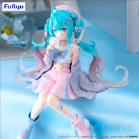 Hatsune Miku Noodle Stopper Figure Love Sailor Grey Color Ver. Prize