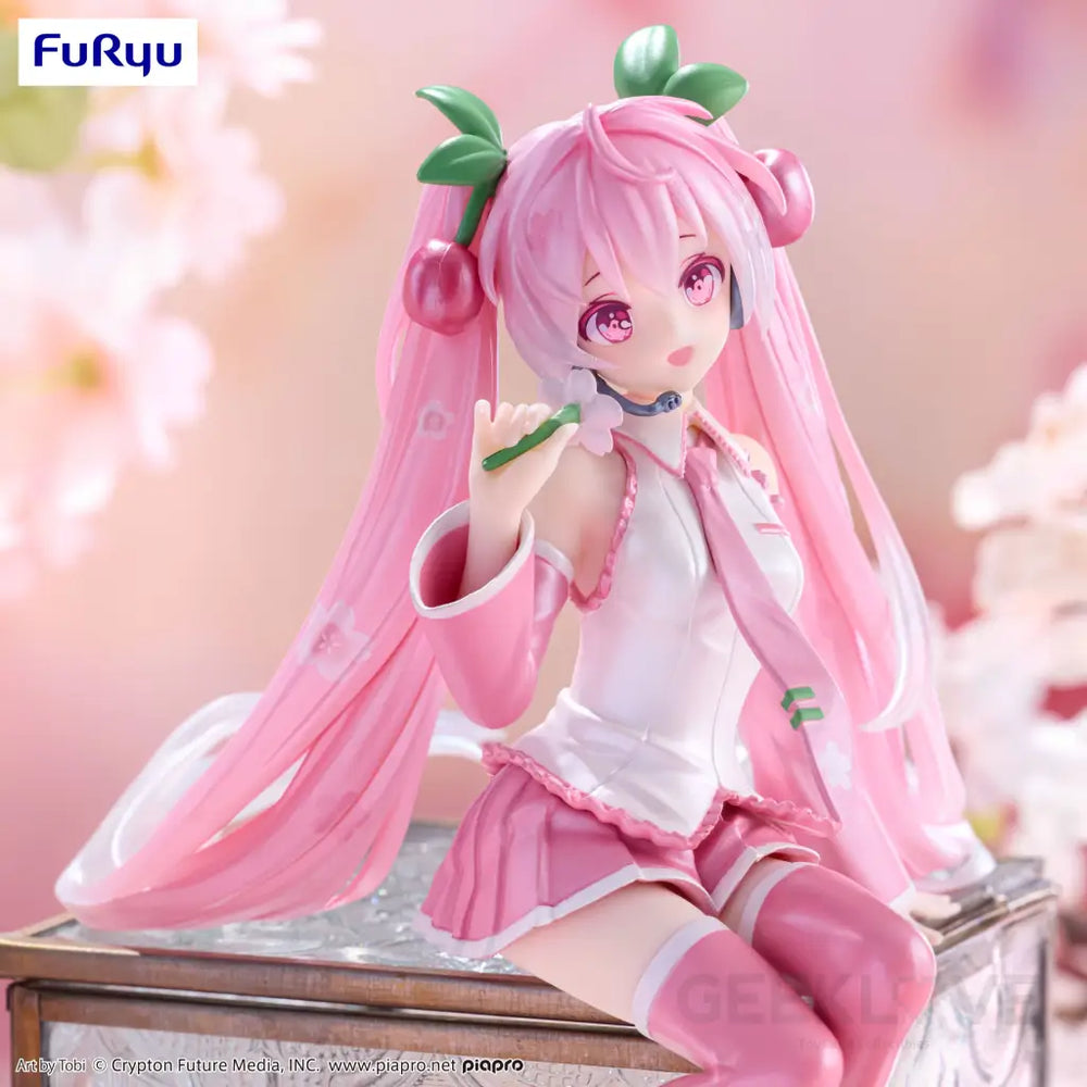 Hatsune Miku Noodle Stopper Figure Sakura 2024 Pearl Color Ver. Prize