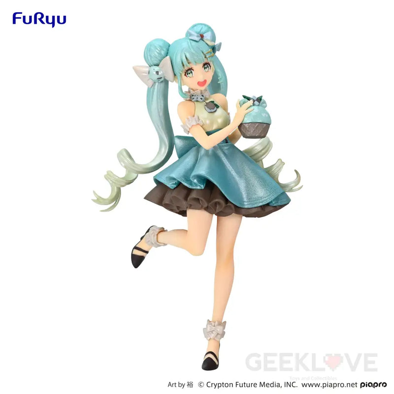 Hatsune Miku SweetSweets Series Figure Hatsune Miku Chocolate Mint Pearl Color