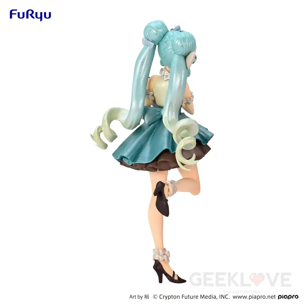 Hatsune Miku Sweetsweets Series Figure Chocolate Mint Pearl Color Prize