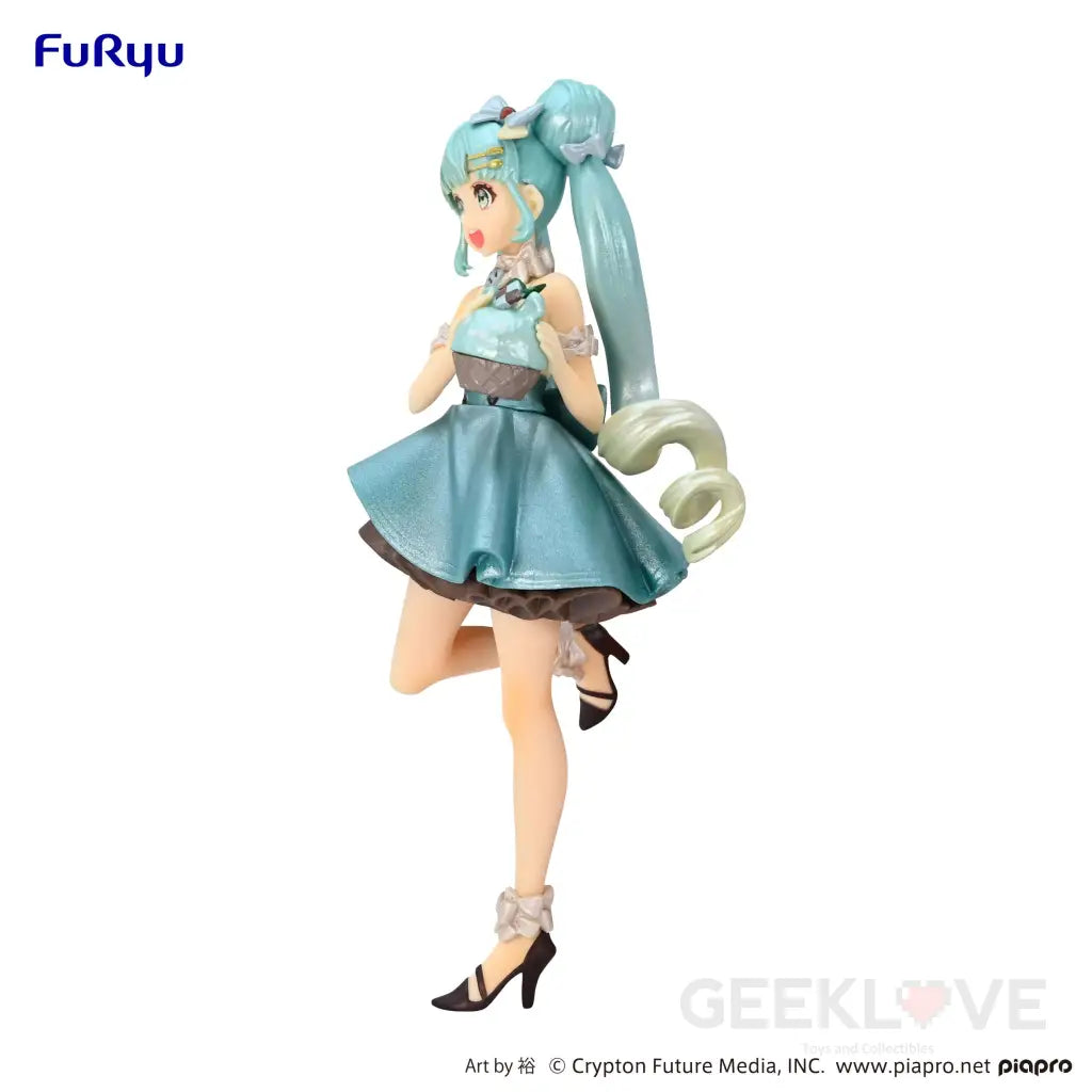 Hatsune Miku Sweetsweets Series Figure Chocolate Mint Pearl Color Prize