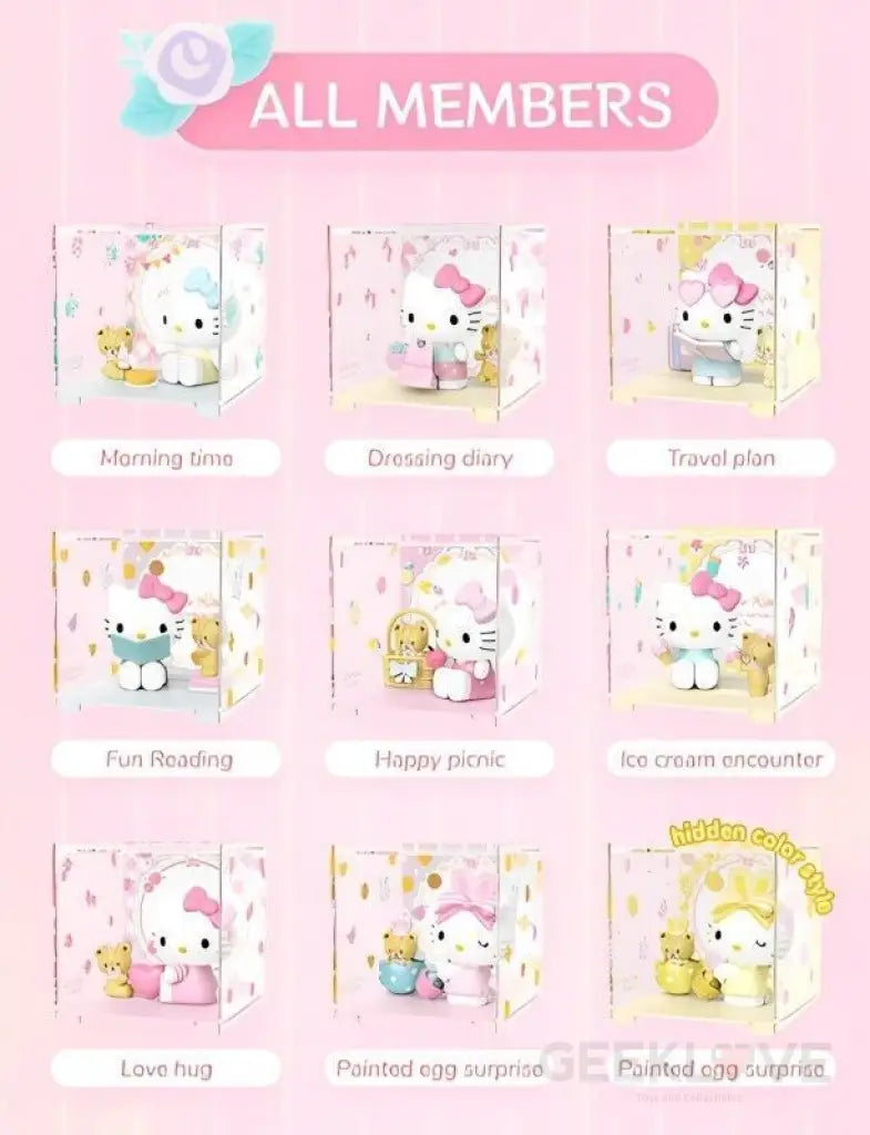 Hello Kitty Sweetheart Playmate Series of Mini Box (Box Of 8)