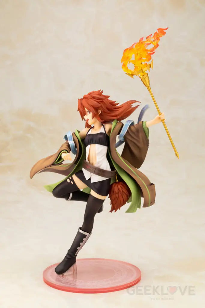 Hiita The Fire Charmer/Yu-Gi-Oh! Card Game Monster Figure Collection With Bonus Part Scale