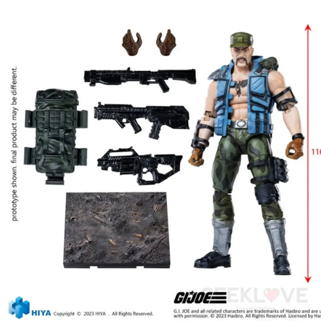 Hiya Gi Joe Gung Ho Action Figure