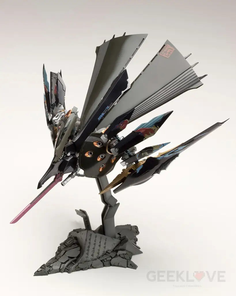 IKARUGA GINKEI (BLACK) PLASTIC MODEL KIT - GeekLoveph