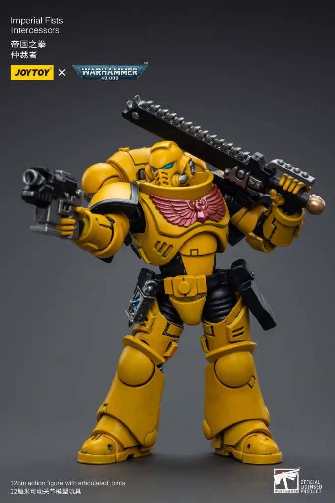 JOYTOY - Figuras De Acción 118 Warhammer 40K Joy Toy Mecha Model Toys Imperial Fists Heavy Intercessor Rogfried Pertanal JOYTOY - Figuras De Acción 118 Warhammer 40K Joy Toy Mecha Model Toys Imperial Fists Heavy Intercessor Rogfried Pertanal