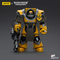 Imperial Fists Legion Cataphractii Terminator Squad With Heavy Flamer Action Figure