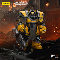 Imperial Fists Legion Cataphractii Terminator Squad With Heavy Flamer Pre Order Price Action Figure