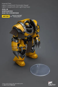 Imperial Fists Legion Cataphractii Terminator Squad With Lightning Claws Action Figure